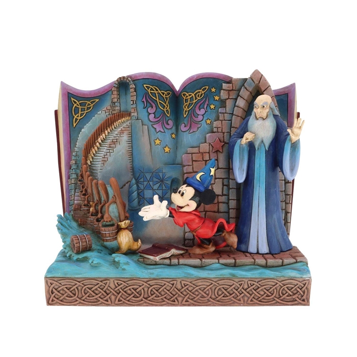Jim Shore Disney Traditions |  Sorcerer Mickey Story Book 6010883 | DBC Collectibles