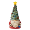 Jim Shore Heartwood Creek | Let Your Joy Shine Bright - Christmas Tree Lighted Gnome 6011154 | DBC Collectibles