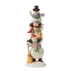 Jim Shore Heartwood Creek |  Snowy Stack Of Holiday Fun - Three Stacked Snowmen   6011159 | DBC Collectibles