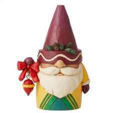 Crayola by Jim Shore | Embellished in Color - Gnome Holding Ornament 6011241 | DBC Collectibles