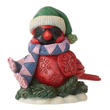 Jim Shore Heartwood Creek - Mini Christmas Cardinal