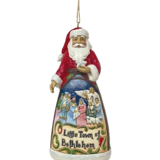 Jim Shore Heartwood Creek  | Little Town of Bethlehem Ornament 6011492 | DBC Collectibles