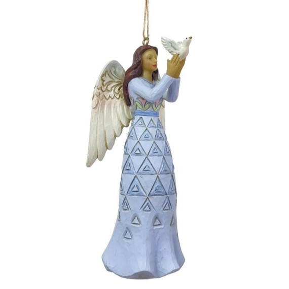 Jim Shore Heartwood Creek  | Bereavement Angel Ornament 6011675 | DBC Collectibles