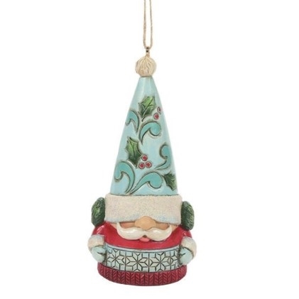 Jim Shore Heartwood Creek |  Wonderland Gnome Ornament  6011692 | DBC Collectibles