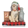 Country Living by Jim Shore  | Festive Farmhouse Friend - Country Dog With Milk Pail 6011743 | DBC Collectibles