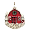 Country Living by Jim Shore | Red Barn Ornament 6011745 | DBC Collectibles