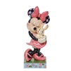 Jim Shore Disney Traditions | Sweet Spring Snuggle - Minnie Holding Bunny 6011918 | DBC Collectibles