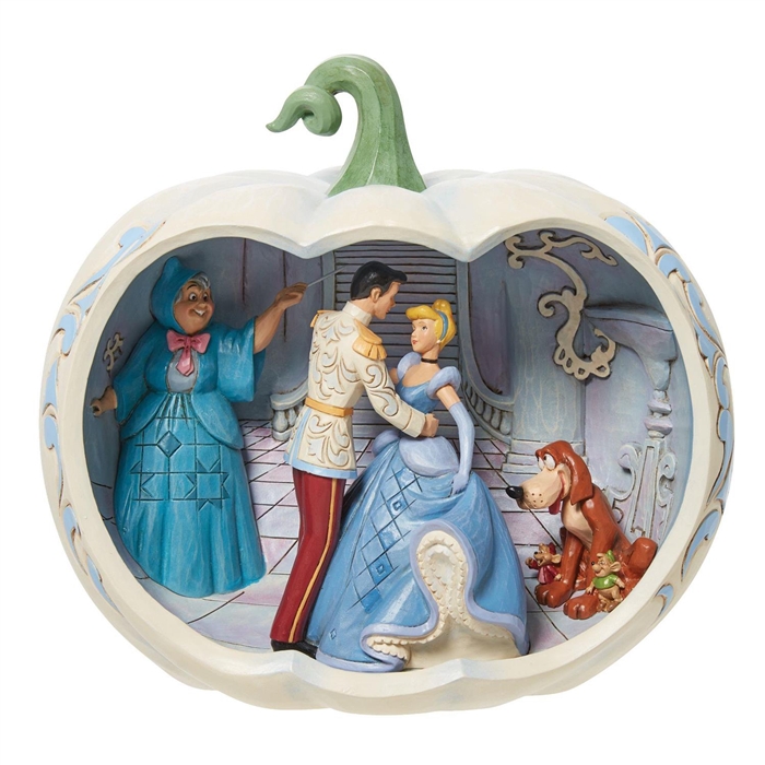 Jim Shore Disney Traditions |  Love at First Sight - Cinderella Carriage scene 6011926 | DBC Collectibles