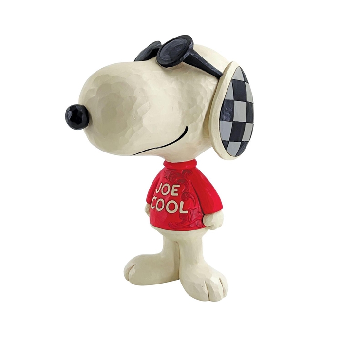 Peanuts by Jim Shore | Cool Dude - Snoopy Big Fig Joe Cool 6011962 | DBC Collectibles
