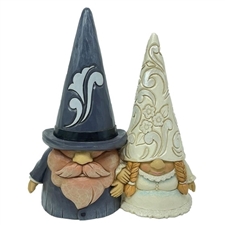 Jim Shore Heartwood Creek | Happy Ever After - Bride & Groom Gnomes 6012270 | DBC Collectibles