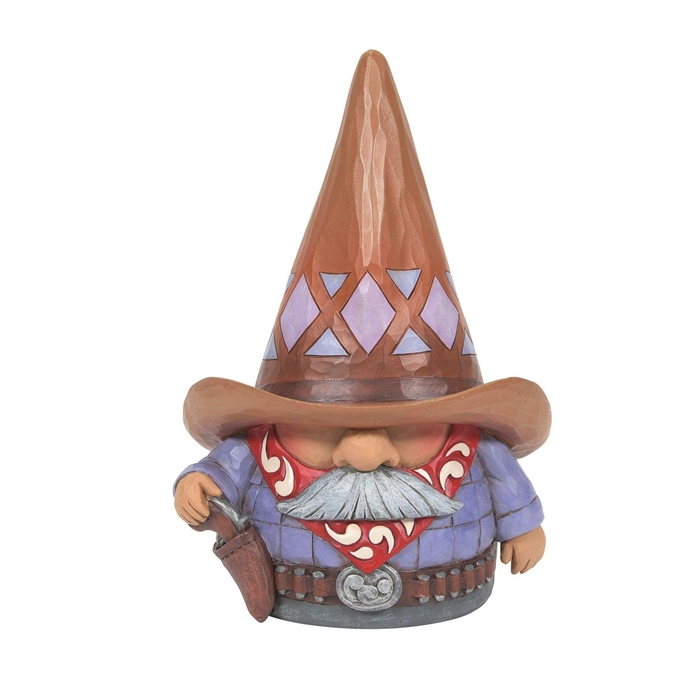 Jim Shore Heartwood Creek | Gnome On The Range - Cowboy Gnome 6012272 | DBC Collectibles