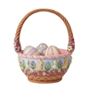 Jim Shore | Easter on Parade - 19th Annual Easter Basket with Eggs 6012585 | DBC Collectibles