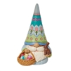 Jim Shore | Sweet Easter Charmer - Easter Gnome with Basket of Eggs 6012586 | DBC Collectibles
