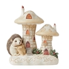 Jim Shore Heartwood Creek | White Woodland Lighted Mushroom House 6012684 | DBC Collectibles