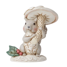 Jim Shore Heartwood Creek |  Woodland Squirrel with Mushroom 6012686 | DBC Collectibles