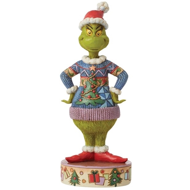 The Grinch By Jim Shore -  Grinch Wearing Ugly Sweater