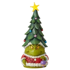 The Grinch By Jim Shore -  Grinch Gnome with Tree Hat