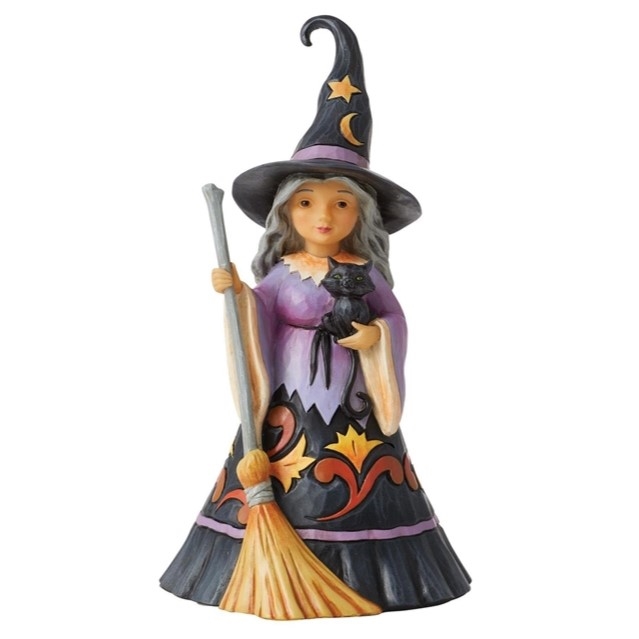 Jim Shore Heartwood Creek |   Little Frights Sweet Little Witch 6012746 | DBC Collectibles