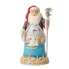 Jim Shore Heartwood Creek | Coastal Sailing Santa 6012899 | DBC Collectibles