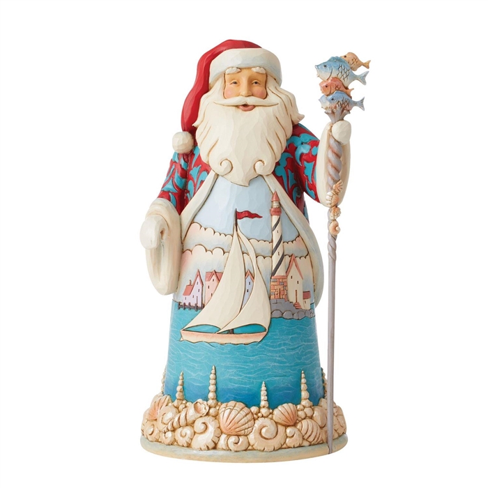 Jim Shore Heartwood Creek | Coastal Sailing Santa 6012899 | DBC Collectibles