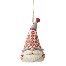 Jim Shore Heartwood Creek -  Nordic Noel Gnome Sweater Ornament