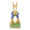 Jim Shore Heartwood Creek | Peter Rabbit with Daffodils 6014046| DBC Collectibles