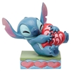 Jim Shore Disney Traditions | Heart Struck - Stitch Hugging Heart 6014316 | DBC Collectibles