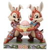 Jim Shore Disney Traditions | Mischievous Bunnies - Chip 'n Dale Easter 6014318 | DBC Collectibles