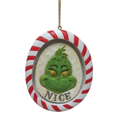 The Grinch by Jim Shore | Grinch Ornament - Grinch Rotating naughty or nice nd6010790 | DBC Collectibles