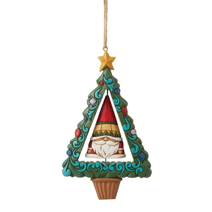 Jim Shore Heartwood Creek | Gnome Rotating Ornament nd6011379 | DBC Collectibles