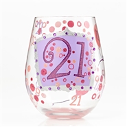 Lolita Glassware - Stemless Glass 21
