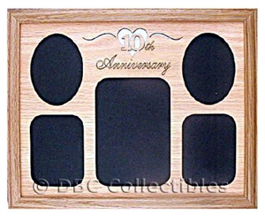 10th Anniversary Oak Wall Picture Frame