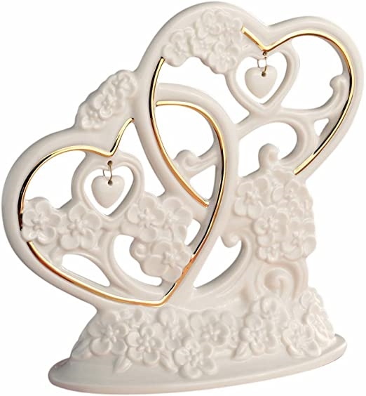 Lenox Floating Hearts Cake Topper