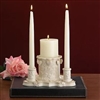 Lenox - Floating Hearts Unity Candle Holder With Candles