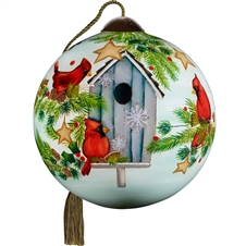 Ne'Qwa Art - Welcome Home Cardinals Christmas Ornament 7231110