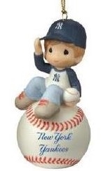 Precious Moments - I Have A Ball With You - Boy Yankees Ornament