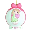 Precious Moments - Love Is The Best Gift Of All - Dated 2011 Christmas Ball Ornament