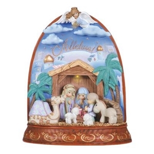 Precious Moments - LED Nativity - Alleluia