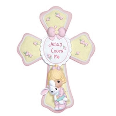 Precious Moments - Jesus Loves Me Cross - Girl