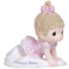 Precious Moments - Growing In Grace - Precious Baby brunette figurine