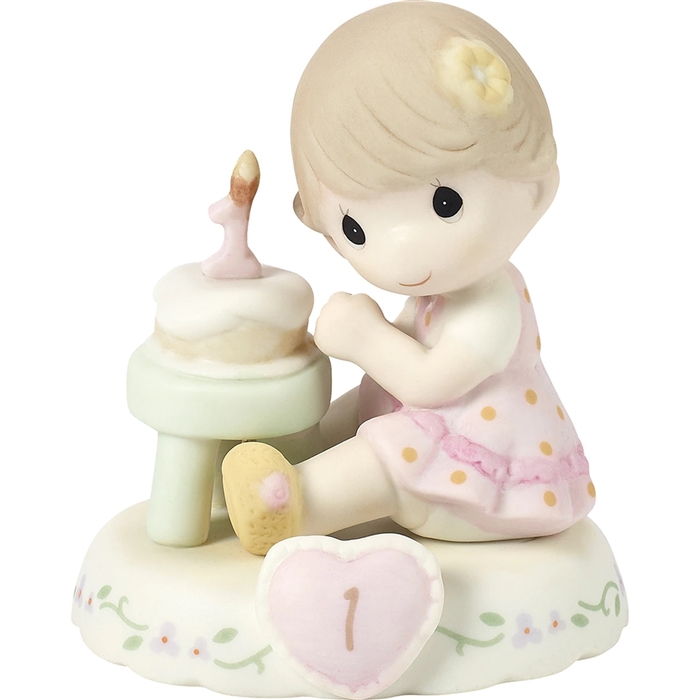 Precious Moments - Growing In Grace - Brunette Age 1 figurine