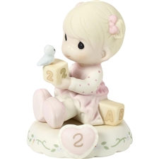 Precious Moments - Growing In Grace - Blonde Age 2 figurine