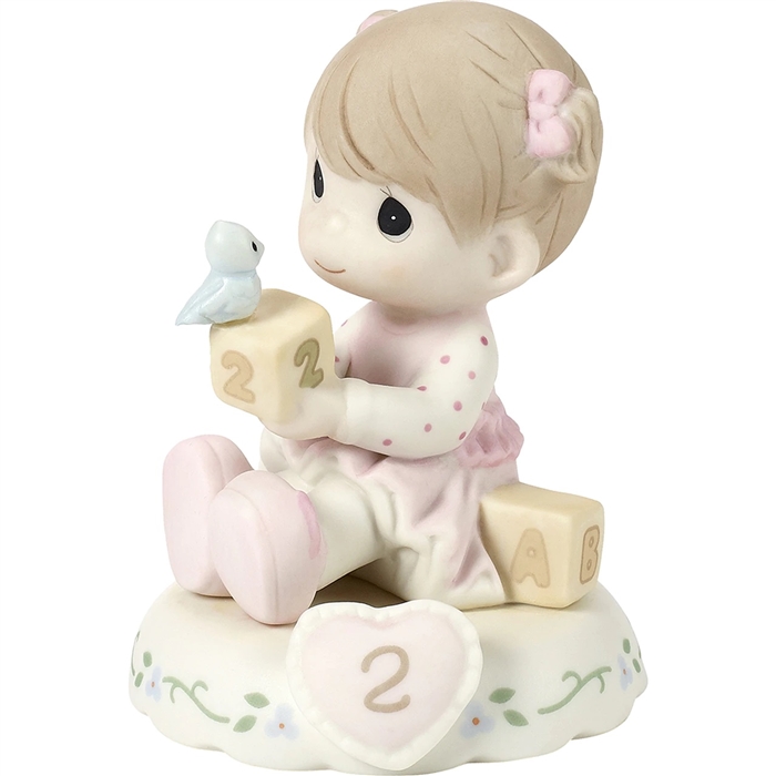Precious Moments - Growing In Grace - Brunette Age 2 figurine