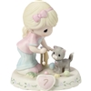Precious Moments - Growing In Grace - Blonde Age 7 figurine