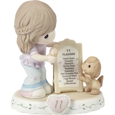 Precious Moments - Growing In Grace - Brunette Age 11 figurine