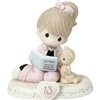 Precious Moments - Growing In Grace - Brunette Age 13 figurine