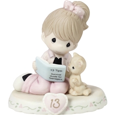 Precious Moments - Growing In Grace - Brunette Age 13 figurine