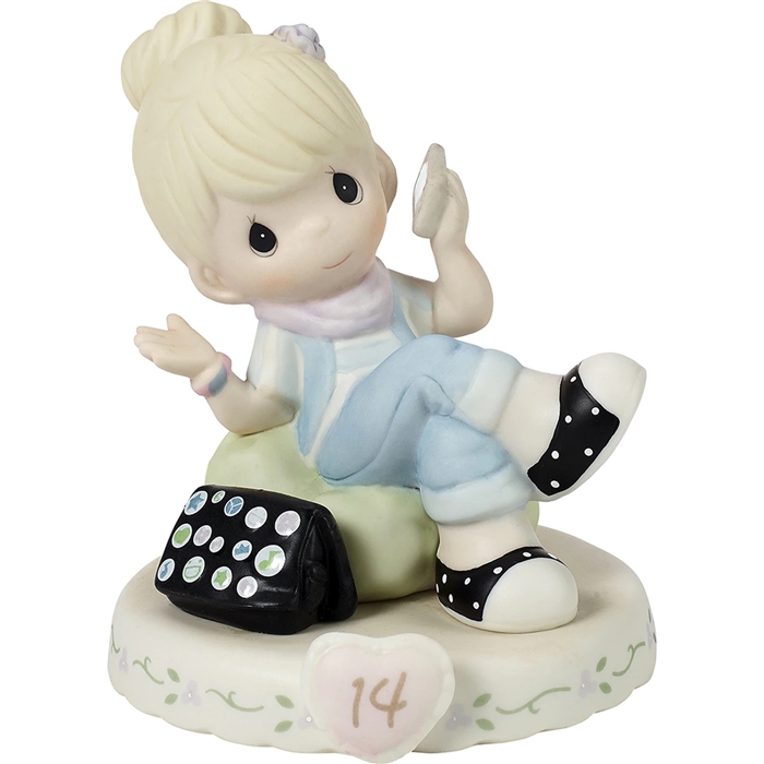 Precious Moments - Growing In Grace - Blonde Age 14 figurine