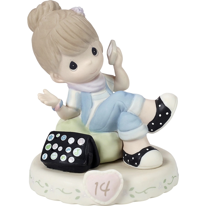 Precious Moments - Growing In Grace - Brunette Age 14 figurine