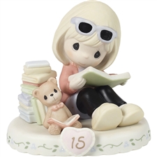 Precious Moments - Growing In Grace - Blonde Age 15 figurine